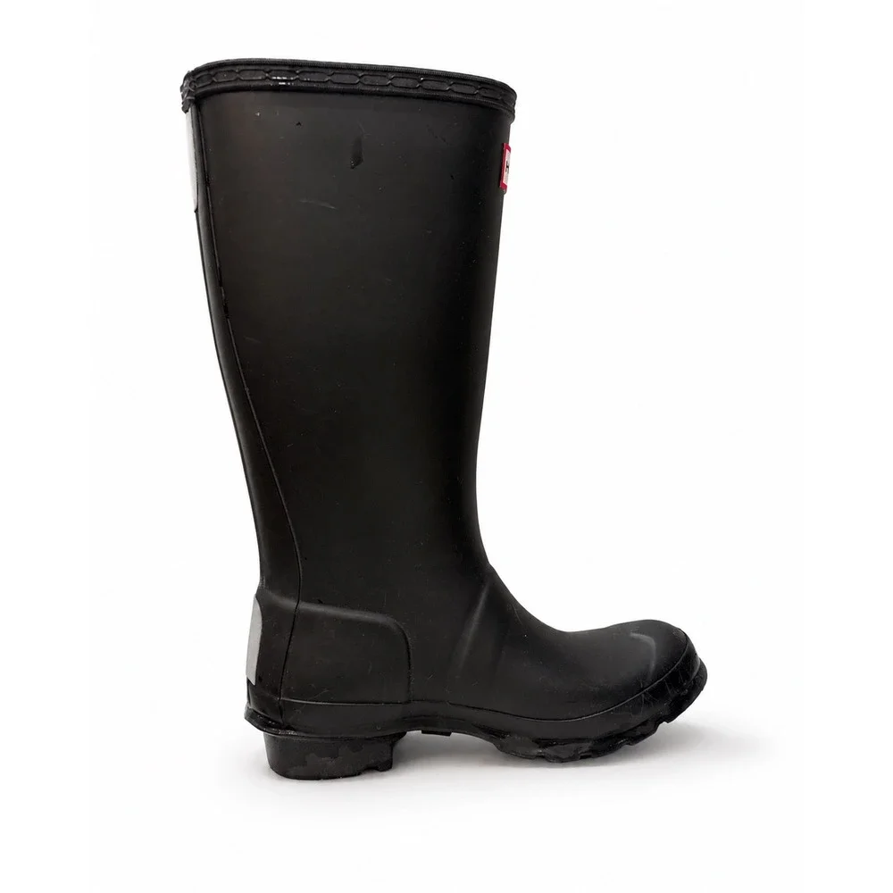 Hunter Original Kids Black Rain Boots US 2B/3G EU 33 UK 1 Waterproof Matte